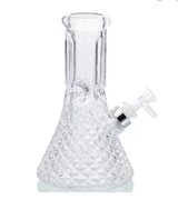 Glazen bong model 1 Cube small