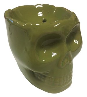 Waterpijp tabakskop skull groen
