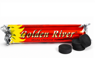 Waterpijp kooltjes 33 mm (per rol)