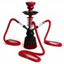 Waterpijp Beyrut 3 slangen rood 