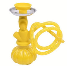 Waterpijp onbreekbaar 25cm (geel)