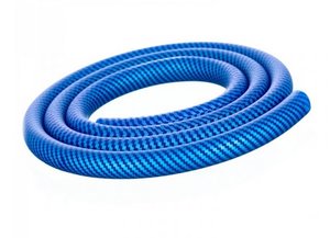 Aladin waterpijpslang siliconen carbon blauw