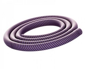 Aladin waterpijpslang siliconen carbon paars