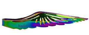 Kolentang waterpijp wing regenboog (ca. 22,5cm)