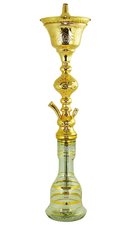Khalil Mamoon waterpijp icepot goud (80cm)