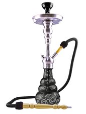 Waterpijp Aladin ROY20 zwart (56cm)