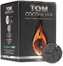 Waterpijpkooltjes cocos (TOM Cococha) 1kg silver