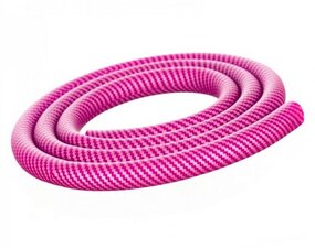 Aladin waterpijpslang siliconen carbon roze