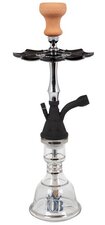 MOB waterpijp Cloud King (Mini) zwart/zilver
