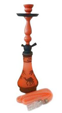 Waterpijp Gizah neon oranje (48cm)