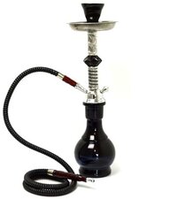 Waterpijp Arab zwart 1 slang (45cm)