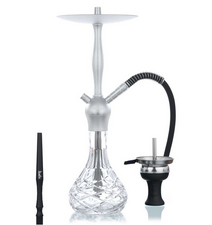 Waterpijp Aladin Alux admiral zilver (50cm)