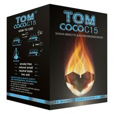 Waterpijp kooltjes cocos (TOM Cococha) 1kg blauw