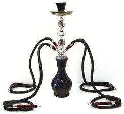 Waterpijp Hurghada 4 slangen zwart