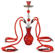 Waterpijp Hurghada 4 slangen rood