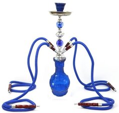 Waterpijp Hurghada 4 slangen blauw   (levertijd maart 2024)