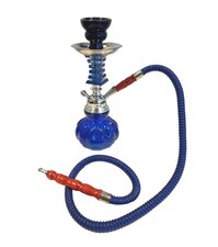 Waterpijp 1 slang square blauw  (levertijd maart 2024)