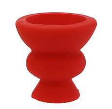 Waterpijp tabakskop rood siliconen