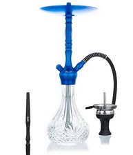 Waterpijp Aladin Alux Model5 blauw (47cm)