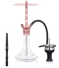 Waterpijp Aladin Alux M7 rosé goud (4 slang-aansluitingen)