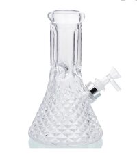 Glazen bong model 1 Cube small