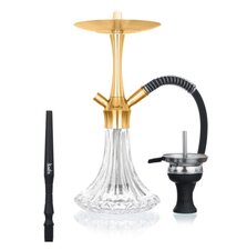 Waterpijp Aladin MVP A36 goud-clear