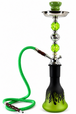 Waterpijp flames 1 slang groen